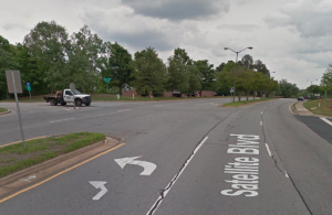 Satellite Boulevard and Martin Farm Road Intersection