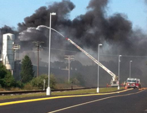 Wood Pellet Plant Explosion (The Providence Journal)