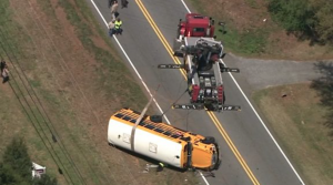 Accident Involving Coweta County School Bus Causes multiple injuries.