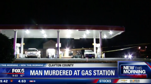 Man Shot to Death in His Car at Clayton County Gas Station.