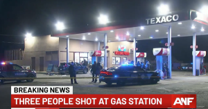 Texaco Gas Station Shooting on Lee Street in Atlanta, GA Leaves Three People Injured.